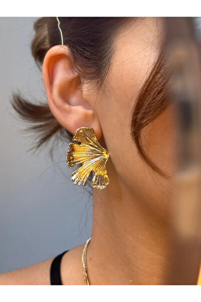 MRK Kadın Yarım Yaprak Bonilla Küpe