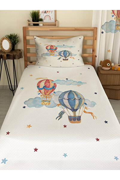 milbaygrup طقم بيكيه مفرد مطبوع ومزخرف للأطفال والرضع مقاس 160x220 سم