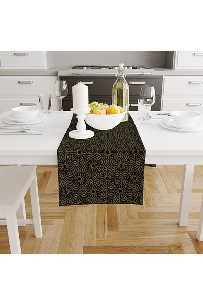 Filamente Ramadan Runner / Ramadan Pattern / Rezistent la pete - Tesatura Micropetek lavabila 140x40