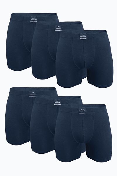 Malabadi Ανδρικό Smoked 6-Pece Premium Collection Modal Long Boxer 6M250