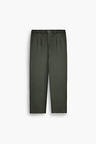 wamoss 2025 Model - Oversize Fabric Pants Pl15, Wide Leg