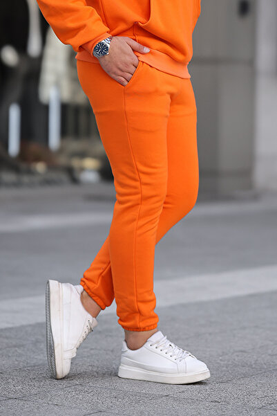 CMZ COLLECTİON بنطال رياضي رجالي 3 خيوط - ثلاثة طباعة - أرجل مطاطية