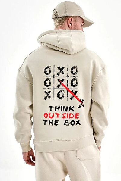 Wish BF Σκέψου Πέρα Από Το Κουτί - με τύπωμα με κουκούλα Φούτερ με Κουκούλα