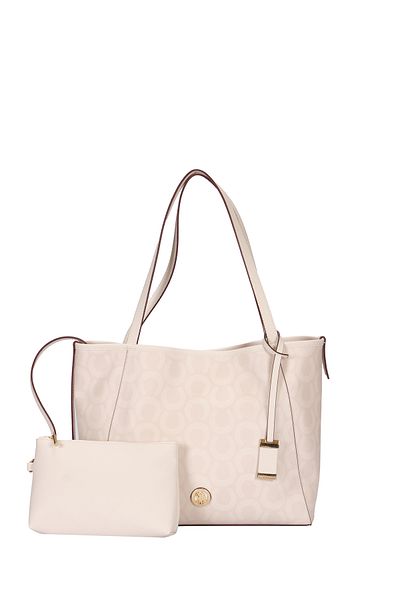 U.S. Polo Assn. حقيبة كتف نسائية موديل Us25154 إكرو