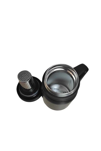 ELBA Steel Thermos Cup for Office and Camping - with Strainer
