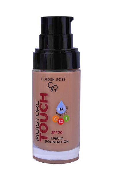 Golden Rose Moisture Touch Liquid Foundation 112 Hyaluronic Acid Moisturizing Foundation 30 ml