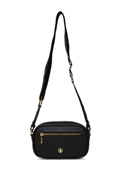 U.S. Polo Assn. Us25137 Geantă Messenger Model Neagră pentru Damă