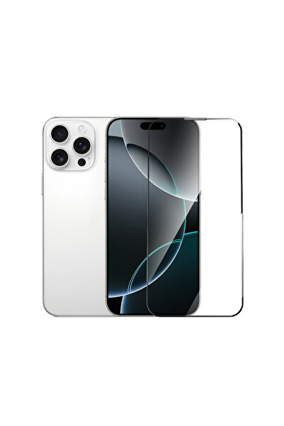 WIWU iPhone 16 Pro Wiwu GT-020 Titan Ekran Koruyucu Şok Emici Hibrit Polimer HD Şeffaf Uygulama Aparatlı