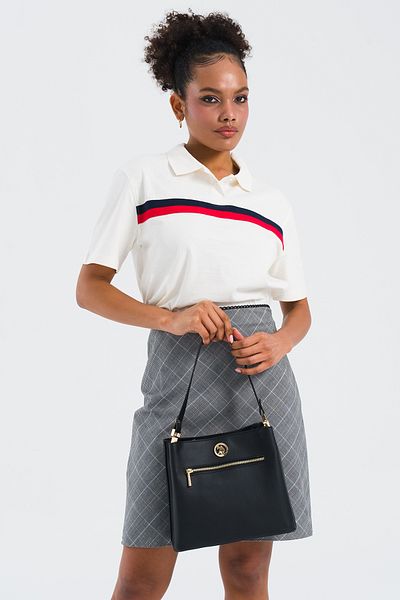 U.S. Polo Assn. Us25138 Geantă de umăr model neagră pentru femei