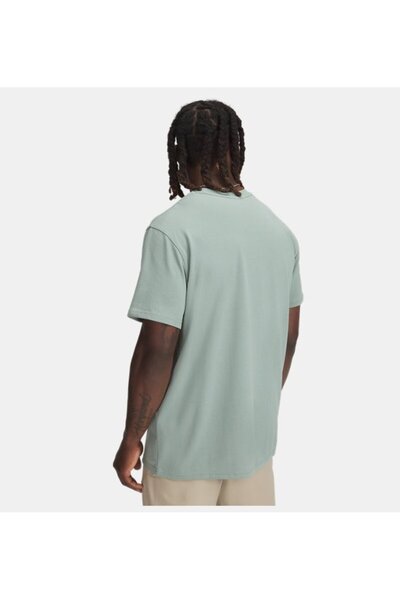 Under Armour Ανδρικό μπλουζάκι UA LOGO EMB Heavyweight κοντομάνικο 1373997-348