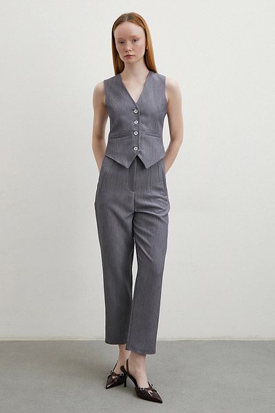 Never more Anti-Racite Skinny Trousers - Cloth with Front Collets