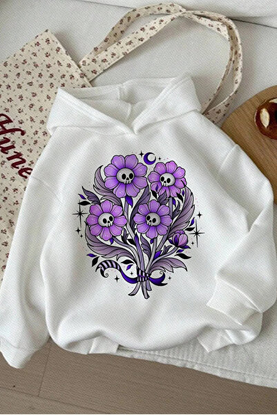 Wish BF Φούτερ με κουκούλα με κουκούλα Dead Flower