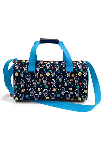 Coral High Дитяча спортивна сумка синього кольору з малюнком астронавта 27538