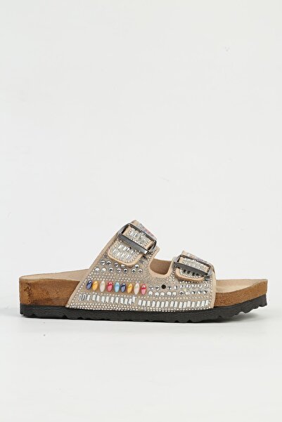 Pierre Cardin Pc-7303 Beige Women's Slippers