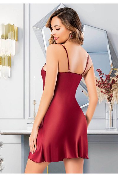 DynamicLeggings ROCHIE DE NOAPTE DIN DANTELA SATIN CU CURETĂ DE SÂRMĂ 2073