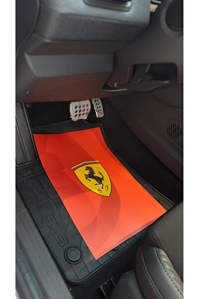 as garaj FERRARİ DESENLİ OTOMOBİL DEKOR PASPAS KAĞIT 50'Lİ