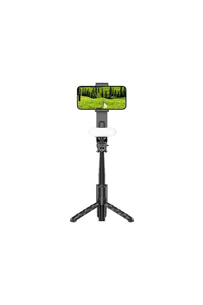 WIWU Wi-SE013 Telescopic Tripod and Mini Selfie Stick with Fill Light
