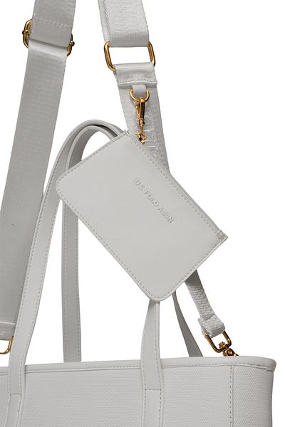 U.S. Polo Assn. Geantă albă de umăr pentru femei Us25274