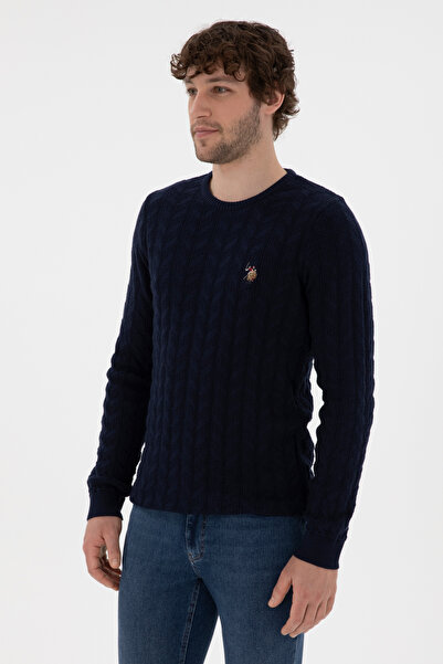 U.S. Polo Assn. سترة أساسية باللون الأزرق الداكن للرجال 50288883 -VR033