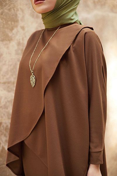EBRUTESETTÜR Skirt and Tunic Double Hijab Combination 5461-12 Color