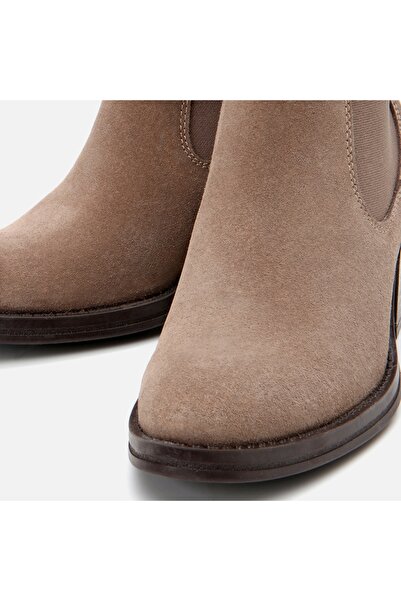 Hotiç Genuine Leather Mink Women's Heeled Boots