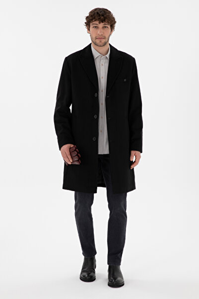 U.S. Polo Assn. Men's Black Stamp Coat 50292992 -Vr046