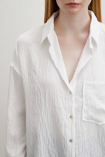 Never more White Shirt - Sweater and Pocket