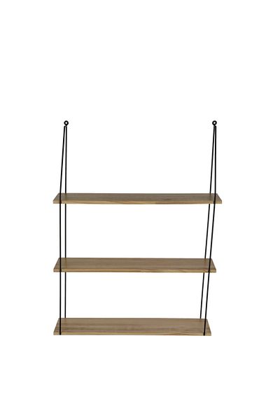 HONEYBEE 3-Tier Elegant and Modern Rectangular Wooden Hanging Shelf