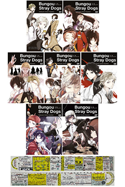 Gerekli Şeyler Yayıncılık Bungou Stray Dogs 1-2-3-4-5-6-7. Ciltler Manga Seti...