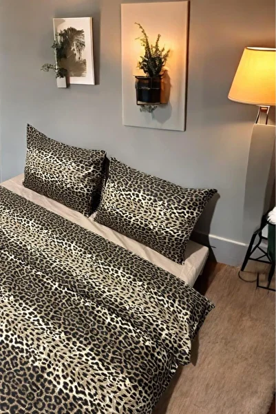 Arma Concept Leopard Pattern Double Duvet Cover Set