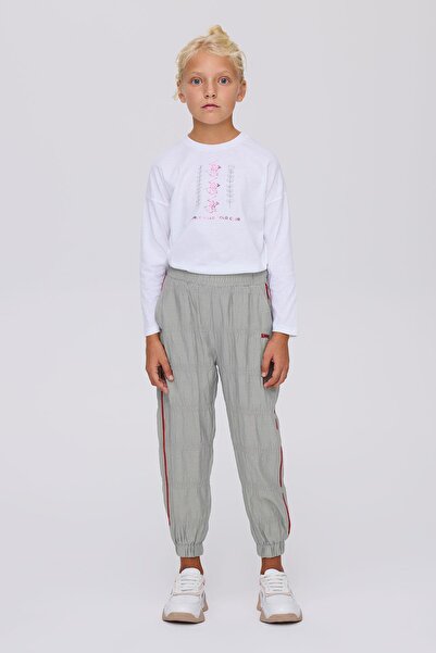 Beverly Hills Polo Club BG Store Kız Çocuk Gri Melanj Eşofman Altı