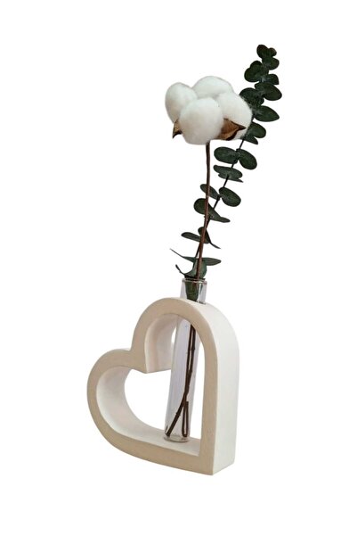 Dekora Çiçek Vasă decorativă în formă de inimă, figurină, ghiveci pentru flori, cadou