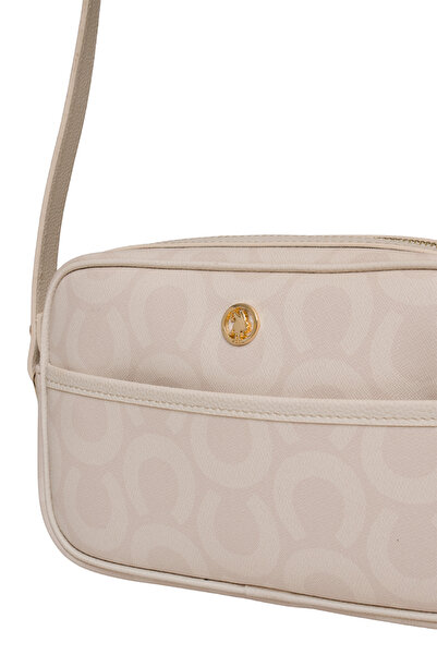 U.S. Polo Assn. Geanta de umar Us25169 Model Ecru pentru dama