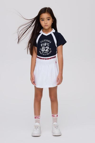 Beverly Hills Polo Club BG Store Kız Çocuk Beyaz Etek