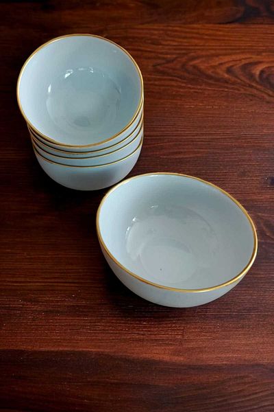 Luminarc Diwali Gray Gilded 6 Pieces Multi-Purpose Bowl 12 cm