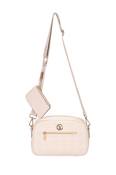 U.S. Polo Assn. Ecru Women's Messenger Bag - Us25159