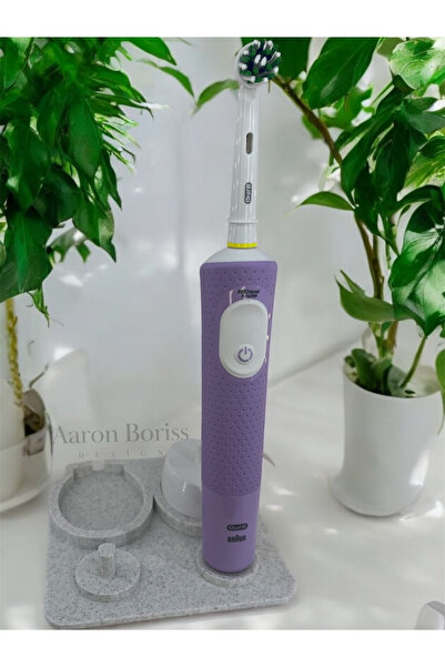 Aaron Boriss Elektrikli Diş Fırçası Organizer , mermer görünümlü olup 2'li şa...