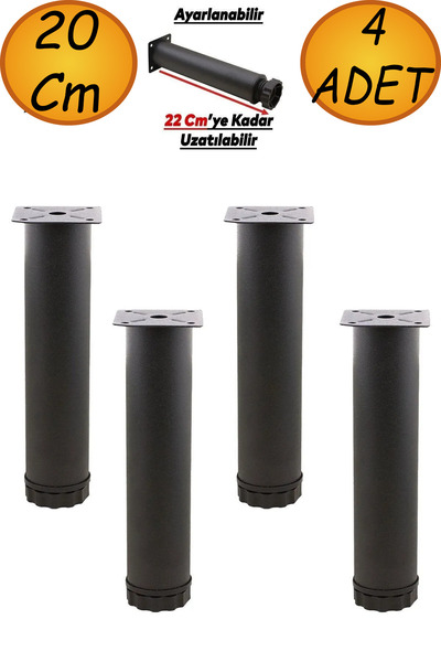 NUBLADO Bro Ayarlanabilir Mobilya Kanepe Koltuk Metal Destek Yükseltici Ayağı...