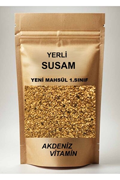 AKDENİZ VİTAMİN 200 Gr Yerli Susam (Kavrulmamış)