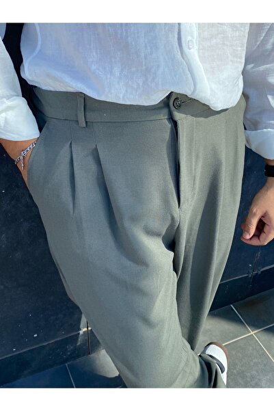 wamoss Baggy Fabric Oversize Wide Leg Trousers - Pl15