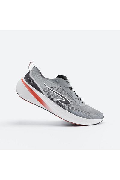 Decathlon Kiprun Men's Running Shoes - Gray - Kiprun Cushion 500