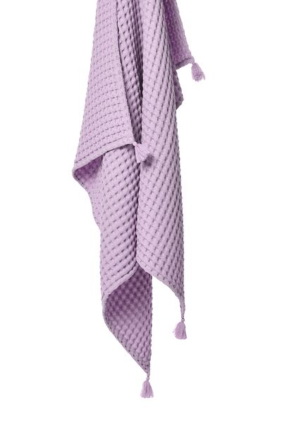Casadora Baby 100% Cotton Single Thick Waffle Pique Blanket - Lilac - 160 X 220 Cm