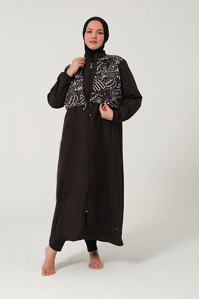 TESMAY Full Closed Long Saw Swimsuit