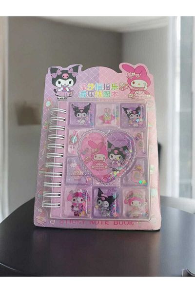 BAEY Bloc de note cu apă cu figură Kuromi