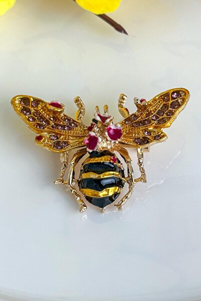 Enfes Takı Özel Tasarım Arı Broşu