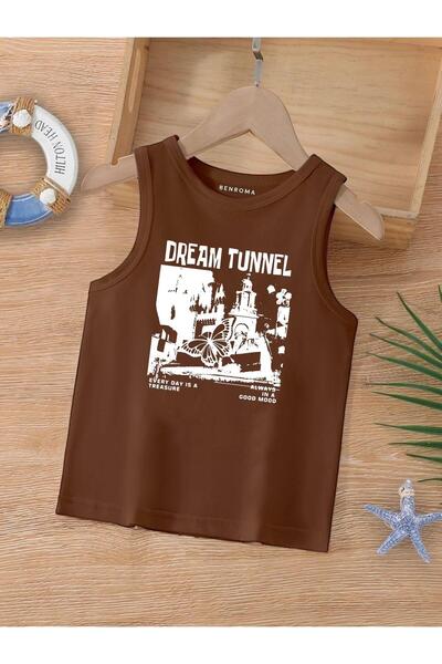 BENROMA KİDS TRICOU FĂRĂ MÂNECI CU PERSONAJ DE DESENE DESNEȚE PENTRU COPII