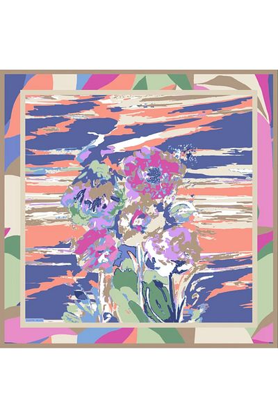 Valentino Orlandi 04 V. Orlandı Milan Pattern Scarf 1