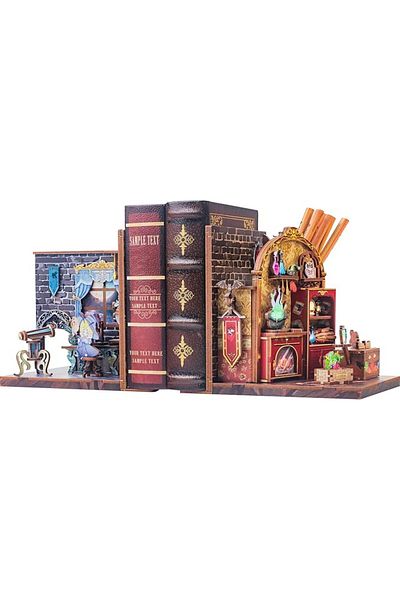CUTEBEE University of Miracle - DIY Book Support and Diorama Model Kit, Nook Design
