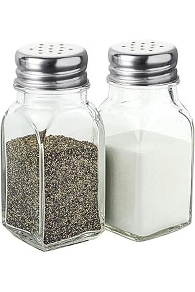 STOREMAX Orret Home 2-Piece Salt and Pepper Bowl - Fashionable and Modern Design, Ideal for Kitchen and Tableware, Seasoning