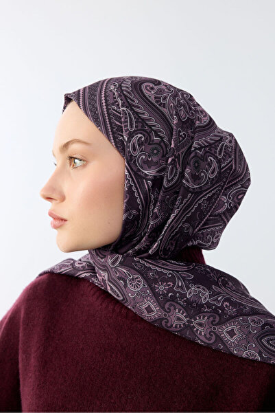Genel Markalar Retro Desen Şal - Mor